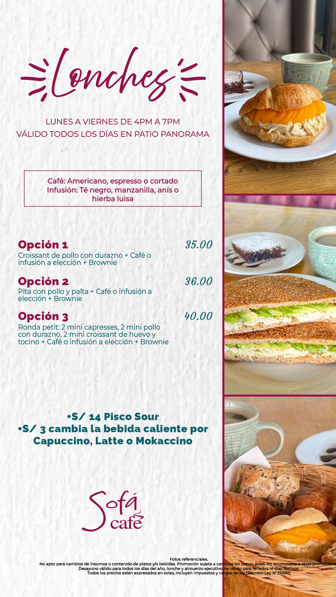 Lonches Sofá Café